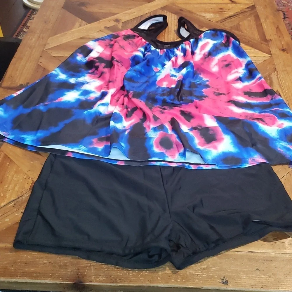 Corfrute top of 2 pc bathing suit size xxl